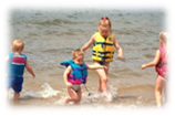 Kids on beach